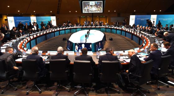 Reunión de los ministros de Finanzas y gobernadores de los bancos centrales del G20 en Cairns (Australia) / WILLIAM WEST (AFP)