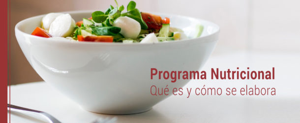 que es un programa nutricional