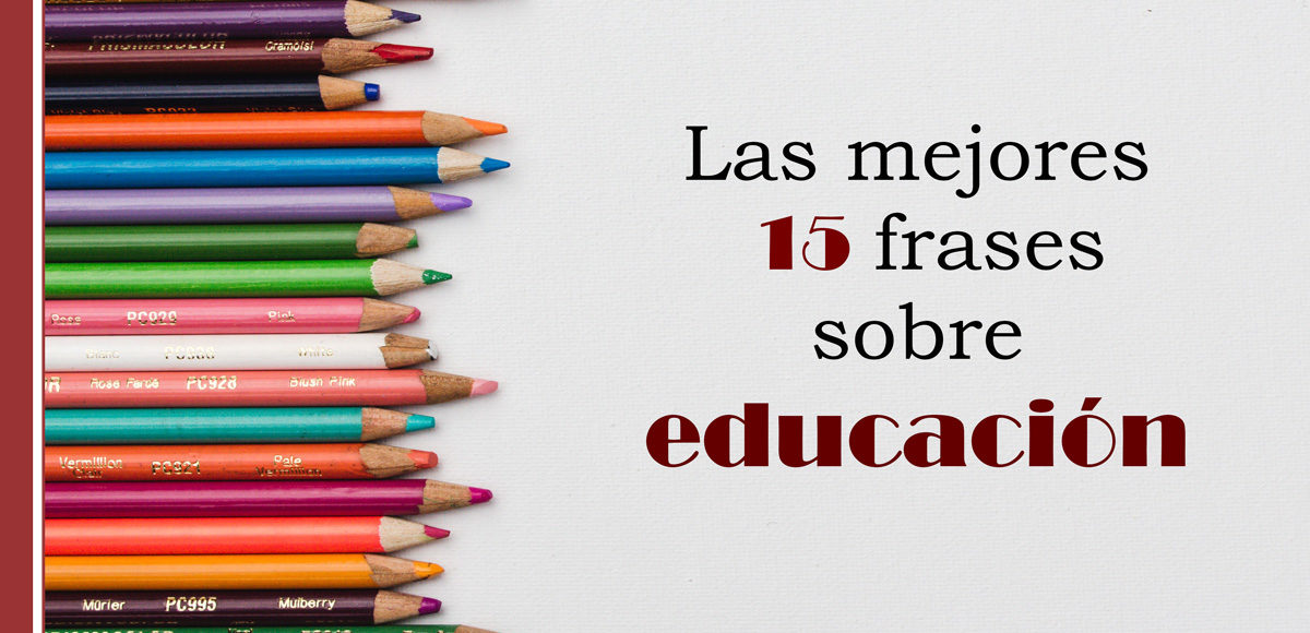 15 frases sobre educacion