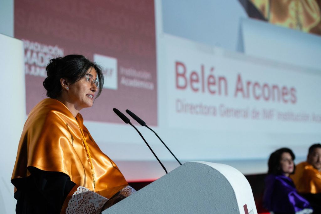 Belén Arcones en la Graduación IMF