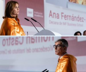 Discursos de Decana y Vicedecano en la Graduación IMF