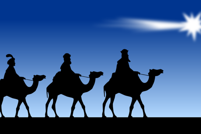 Tres Reyes Magos traen reciclaje