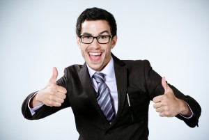 businessman homme d'affaire pouces haut