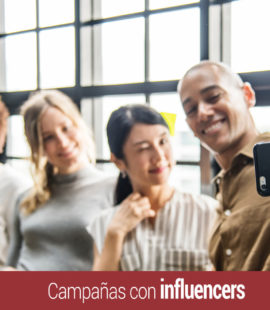 campana digital con influencers