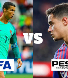 fifa vs pes videojuegos