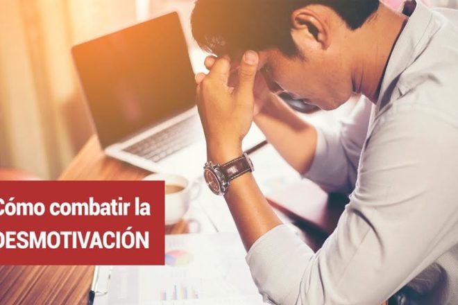 Cómo combatir la desmotivación