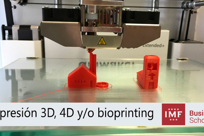 Impresión 3D, 4D y/o “bioprinting”