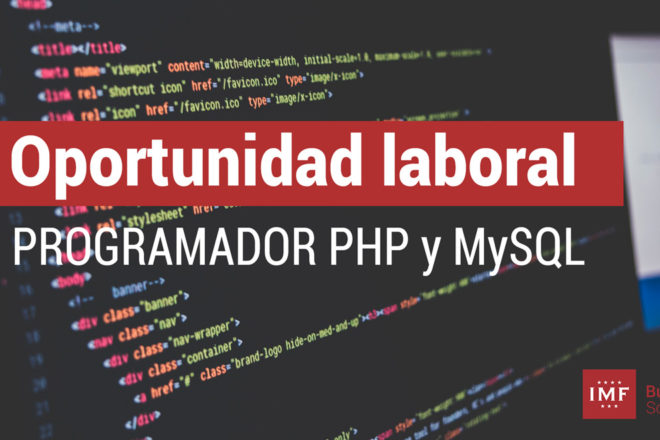 Trabajo como Programador PHP MySQL
